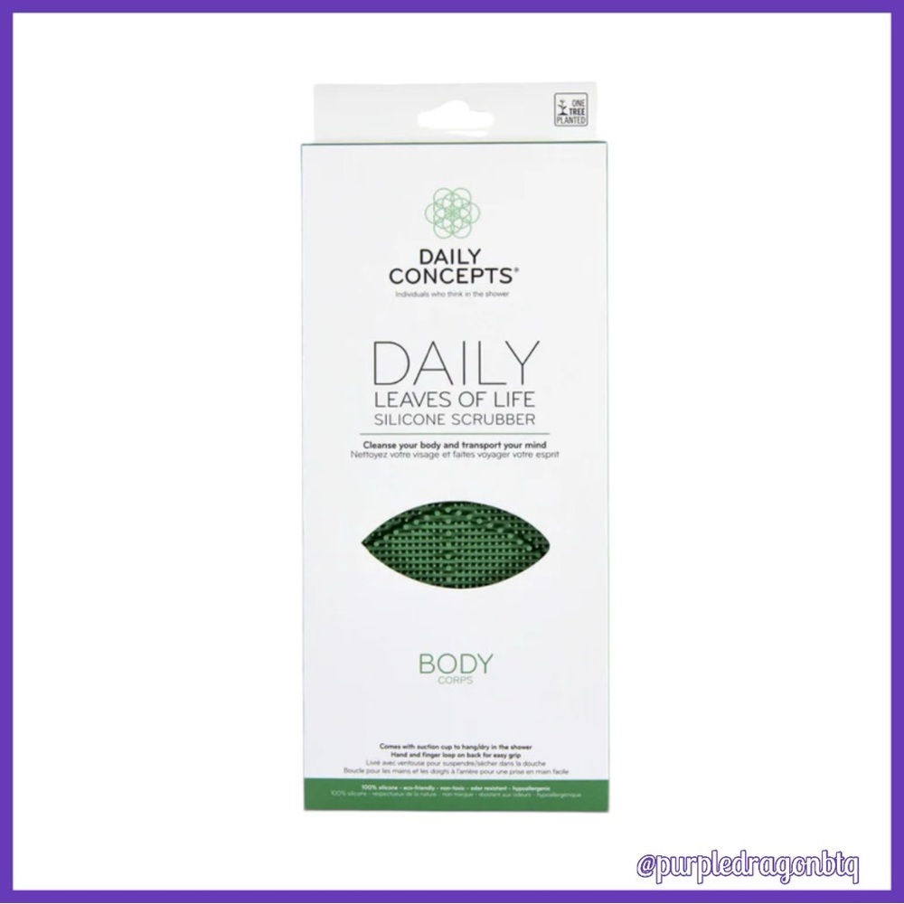 Daily Concepts Green Silicone Body Scrubber